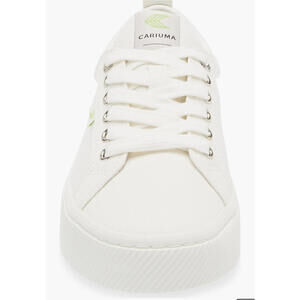NWT Cariuma OCA Low Cap Tie Sneakers Canvas White Women's Size 8